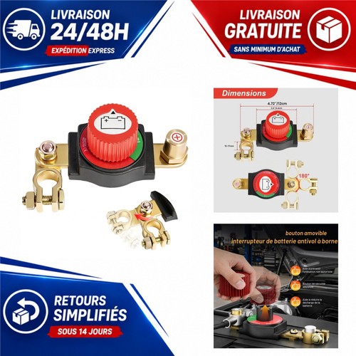 Coupe circuit batterie - coupe-circuit,