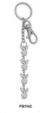 Playboy Bunny Heads Metal  Keychain
