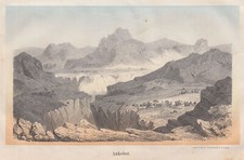 Éthiopie Ankober Lithographie