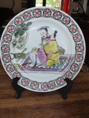 Ancienne assiette japonaise - assiette,
