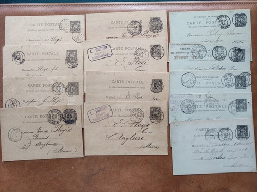 France lot 13 entiers - de,