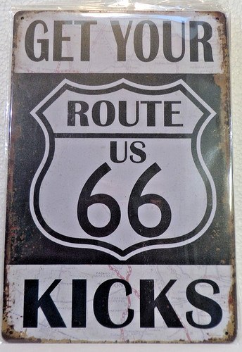 Plaque metal vintage 20x30 - vintage,