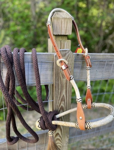 Bitless hackamore rawhide - bitless,
