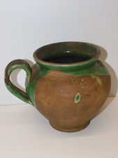 -POT TERRE CUITE VERNISSEE