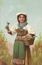 CARTE POSTALE FOLKLORE COSTUME