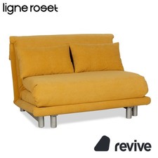 Ligne Roset Multy Tissu Canapé Deux Places Jaune Lit