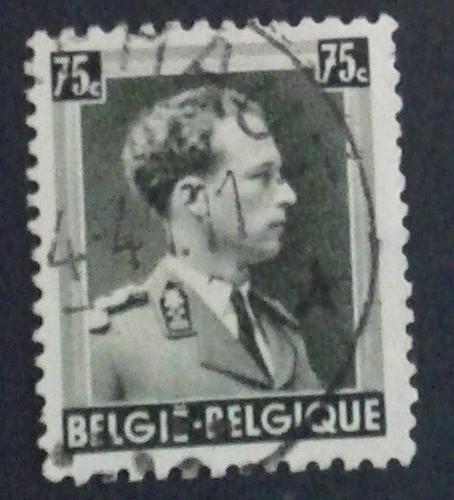 Timbre belgique roi leopold - belgique,