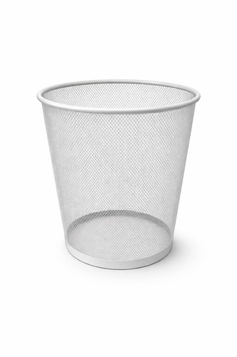 Corbeille papier grillage - papier,