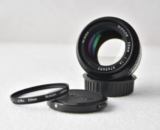 NIKON NIKKOR 50MM F. 1.4K LENS NEW PRE-AI + UV MINT PERFECT NIKON