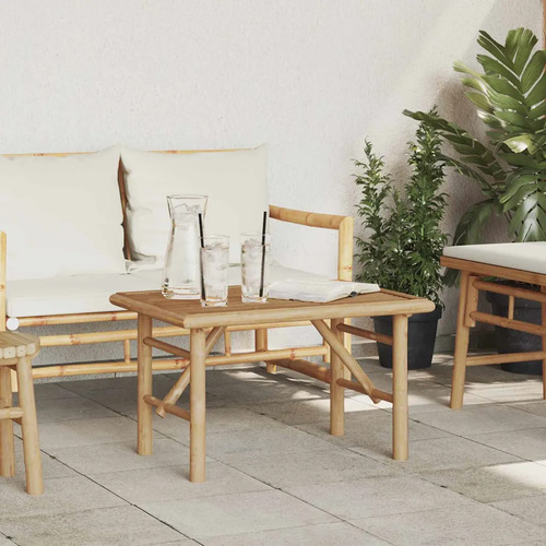 Table basse marron bambou - table,