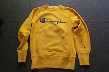 CHAMPION - SWEAT - PULL - COL ROND - JAUNE - TAILLE S - TBE