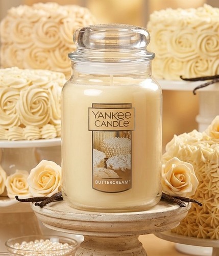 Yankee candle buttercream - candle,
