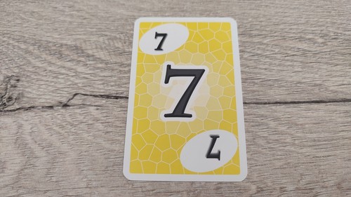 Carte numéro 7 pièce - carte, n°7
