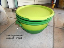 MICRO VAP TUPPERWARE CUIT VAPEUR MICRO ONDES + INSERT VERT