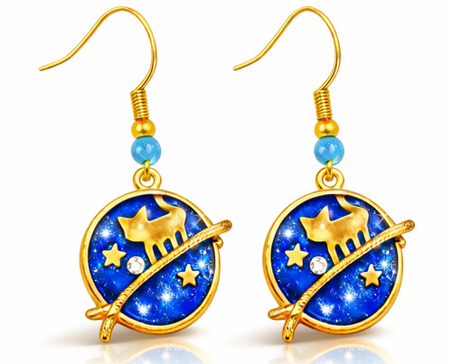 Boucles oreilles bleu nuit - d’oreilles,