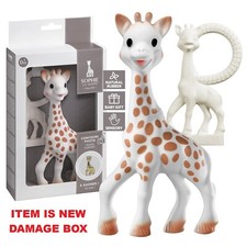 Vulli Sophie La Giraffe Rubber Teething Toy Sense Stimulating Bonus Mini Teether