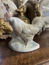 Mini Jardinière Ancienne Porcelaine Coq