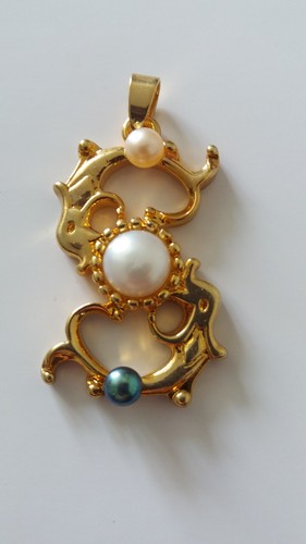 Pendentif plaquè 18kgp - pendentif,