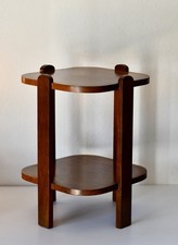 Vintage Art Deco Petite Mahogany Side Drink Table