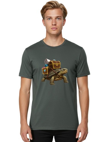 Turtle with treasure mens - turtle-with-treasure,