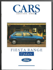 Ford Fiesta Mk3 Early 1990 UK Market Sales Brochure XR2i S Ghia LX Popular Plus