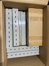 (40) Piece (5x15.75) Light Gray Wire Duct Open Slot Cable Raceway (Open Box)