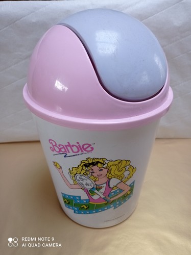 Poubelle mattel 1991 barbie - mattel,
