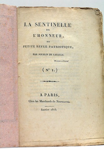 Livre ancien nº - , 1