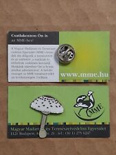 MME PARASOL MUSHROOM Charity Pin Badge RSPB Interest