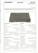 Service Manuel D'Instructions