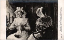 Old postcard F. Palade-bonnal worker women painters (1271555)