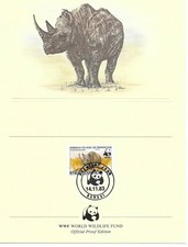 WWF 2 PREMIERS JOURS FDC 1983
