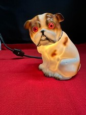 Vintage Goebel Bull Dog perfume lamp