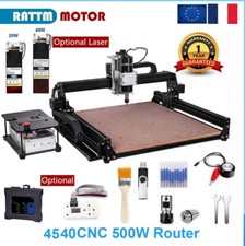 【FR】3 Axis 4540 CNC Router Fraiseuse Graveur Engraving Machine With Controller