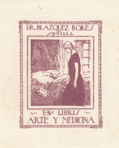 Exlibris plaque livre - plaque, de