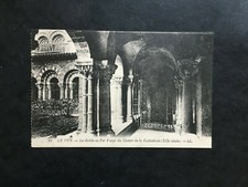 Antique postcard LE PUY - The Wrought Iron Grid of the Cathedral Cloister