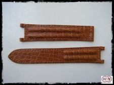 Bracelet En Cuir De Crocodile Or Pour Cartier Pasha 38Mm 20/18 Pour Déployante