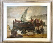 Ancien tableau XIX 19marine
