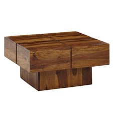 Table Basse Carrée en Bois