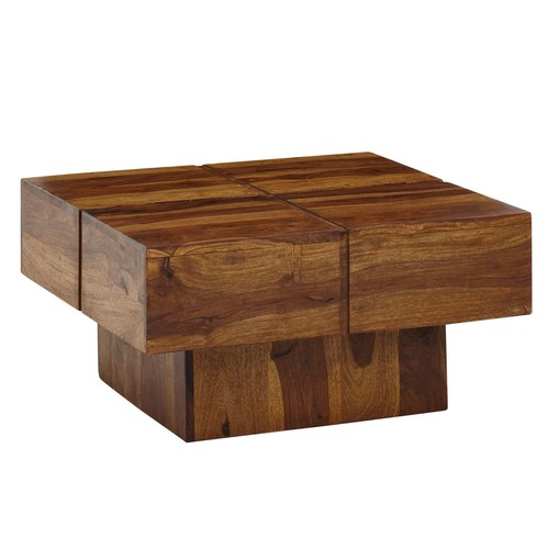 Table basse carrée bois - table,