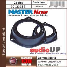 Supports Adaptateurs Haut-Parleurs 130 MM Fiat Fiorino - Paire De Adaptateurs