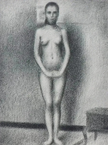 Georges seurat modèle nu en - seurat, :