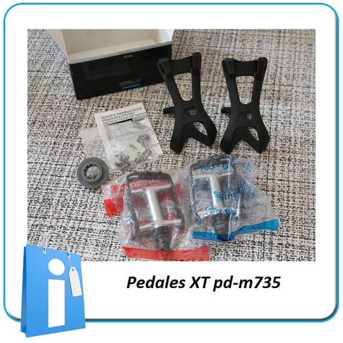 Pédales plateforme shimano - pédales,
