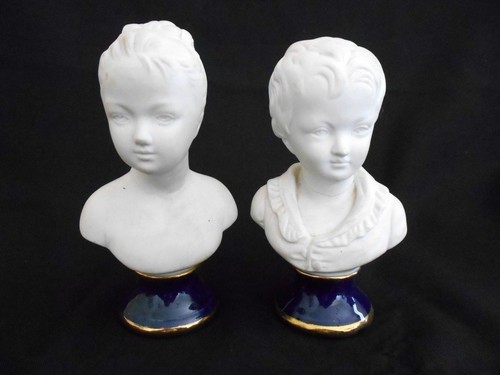 Paire biscuit figurine - paire,