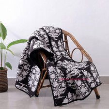 Indien Handmade Noir Kantha