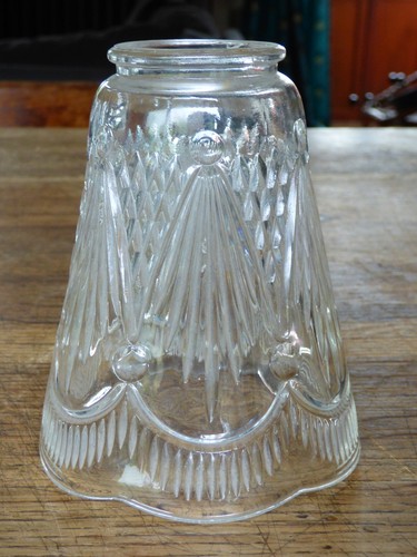 Ancienne tulipe verre - ancienne, ou