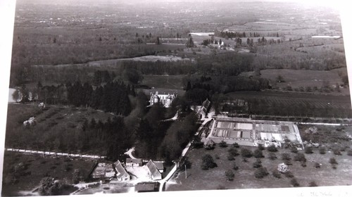 Ancienne photo aérienne - aÉrienne, de