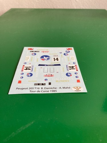 Decal peugeot 205 t16 - 43,