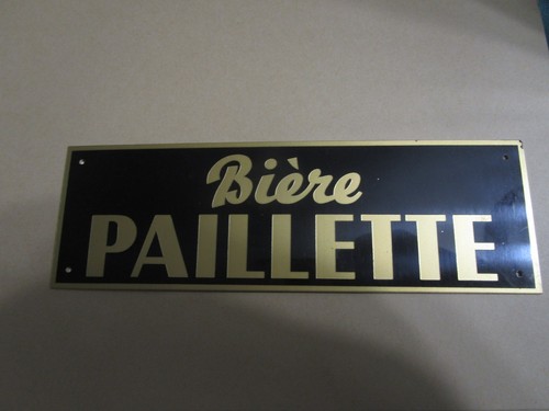 Petite tole publicitaire - petite, pour