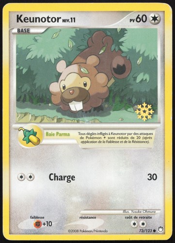 Carte pokémon keunotor flocon - carte,